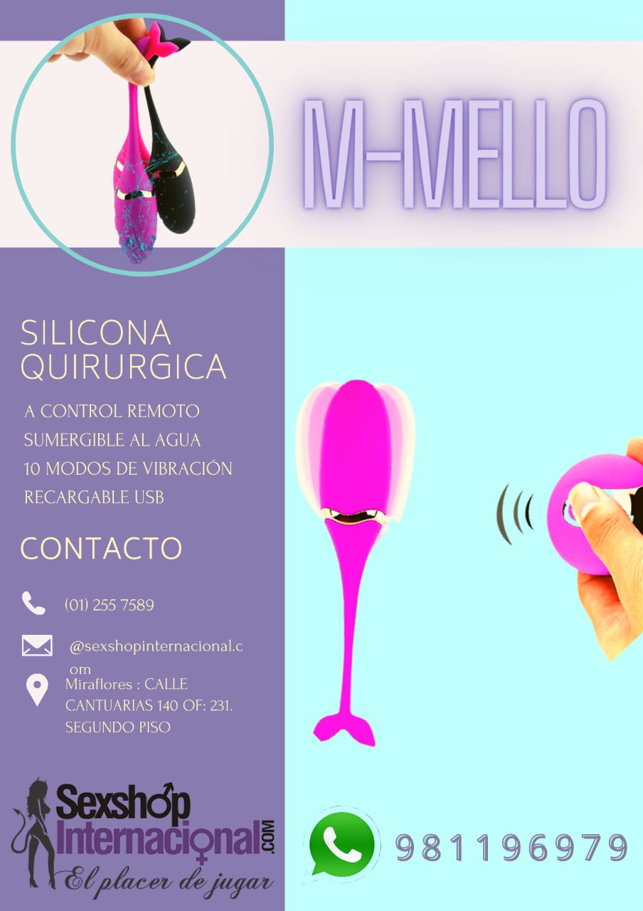 BALA VIBRADORA SOFISTICADO-M MELLO-A CONTROL REMOTO-RECARGABLE-SEXSHOP LIMA 971890151 